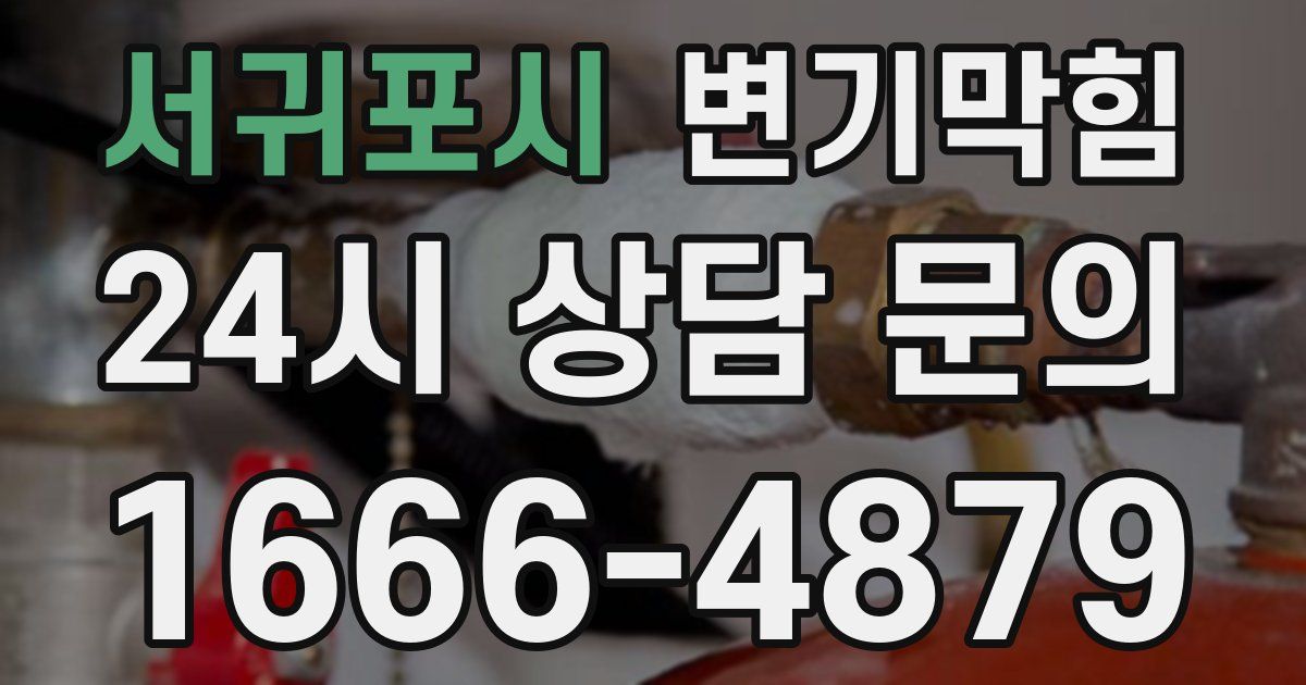 서귀포시 변기
