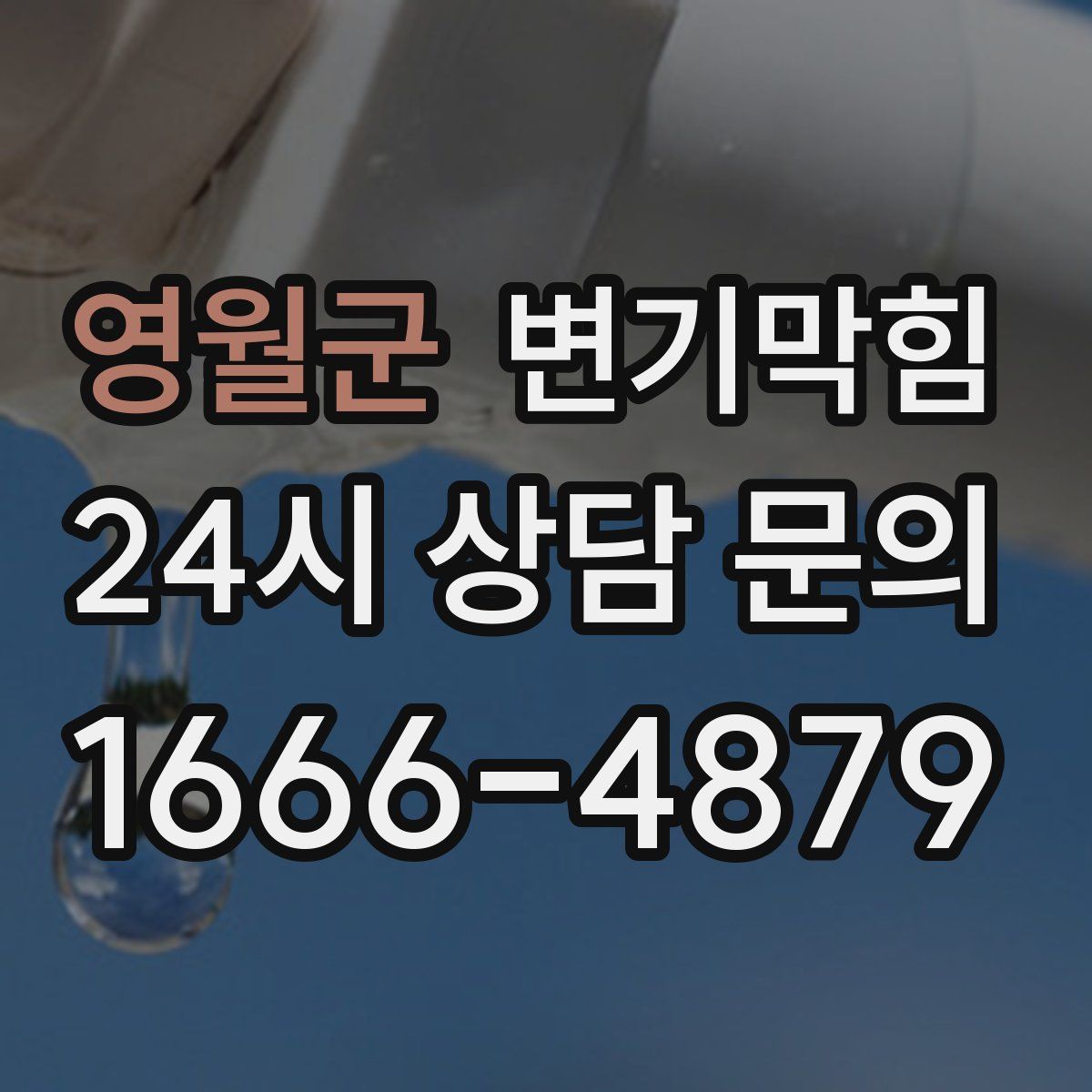 영월군 변기막힘