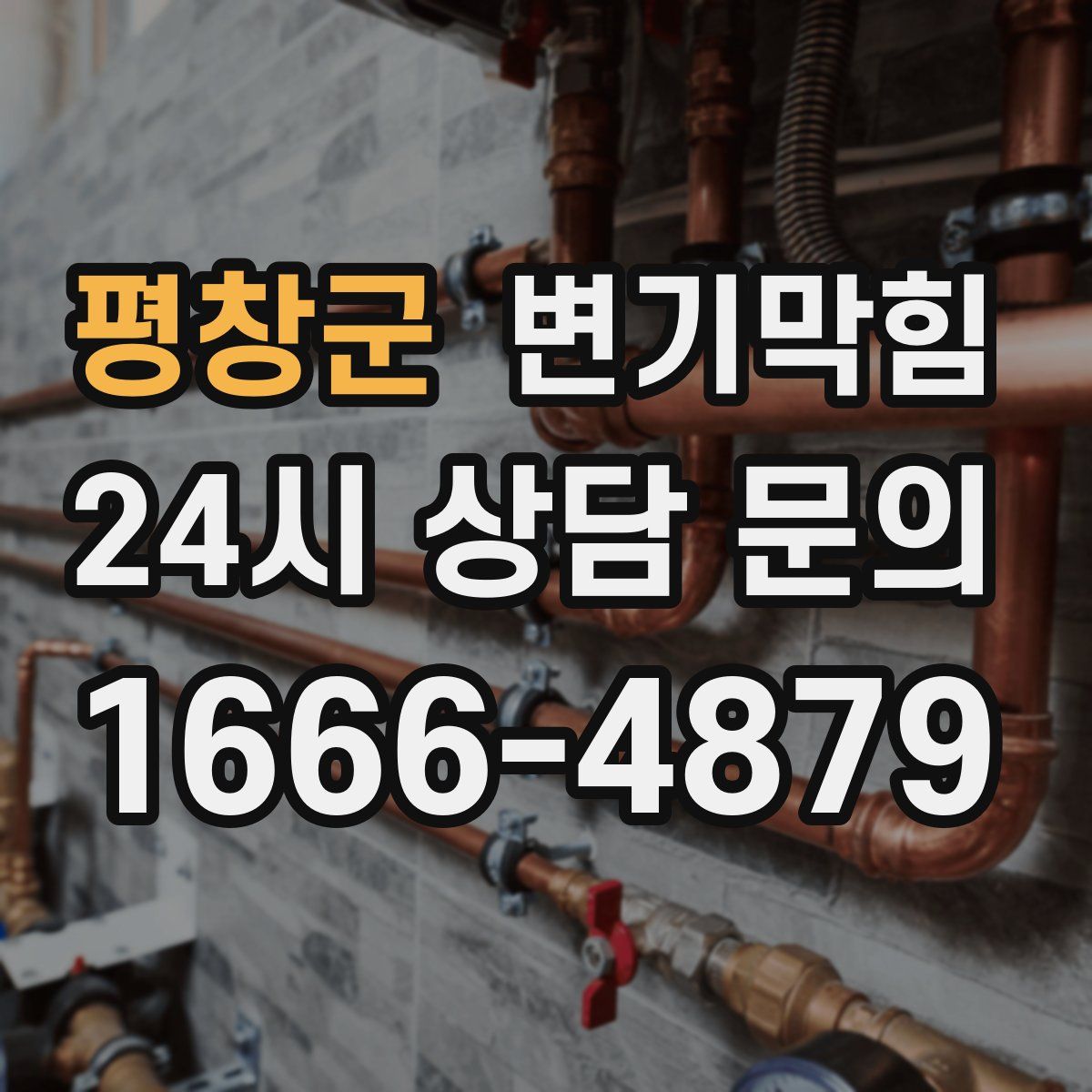 평창군 변기막힘