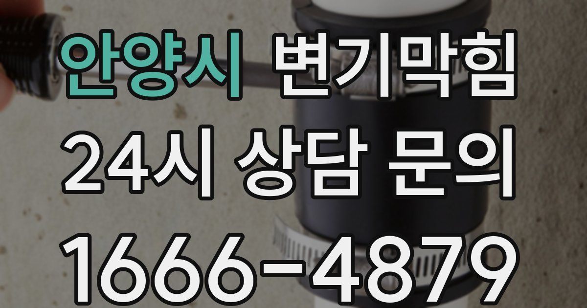 안양시 변기