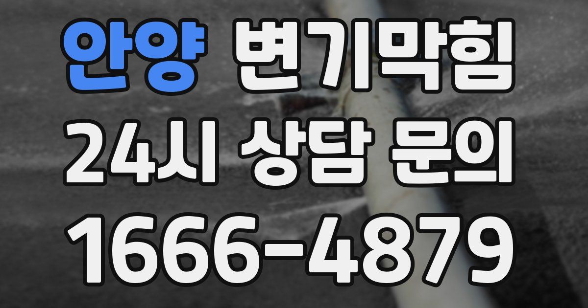 안양 변기