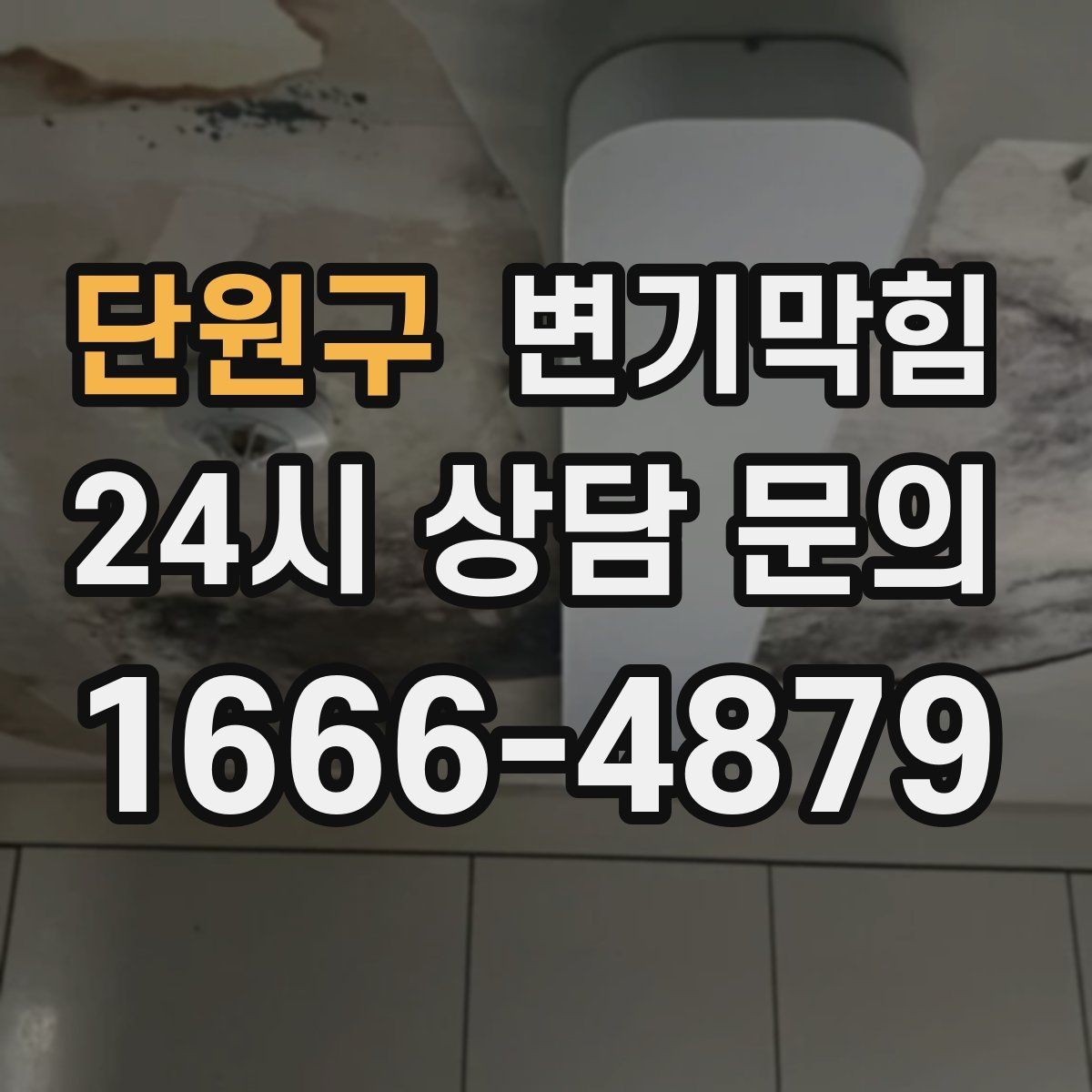 단원구 변기막힘 미용실 화장실역류 드레인 캡 재설치