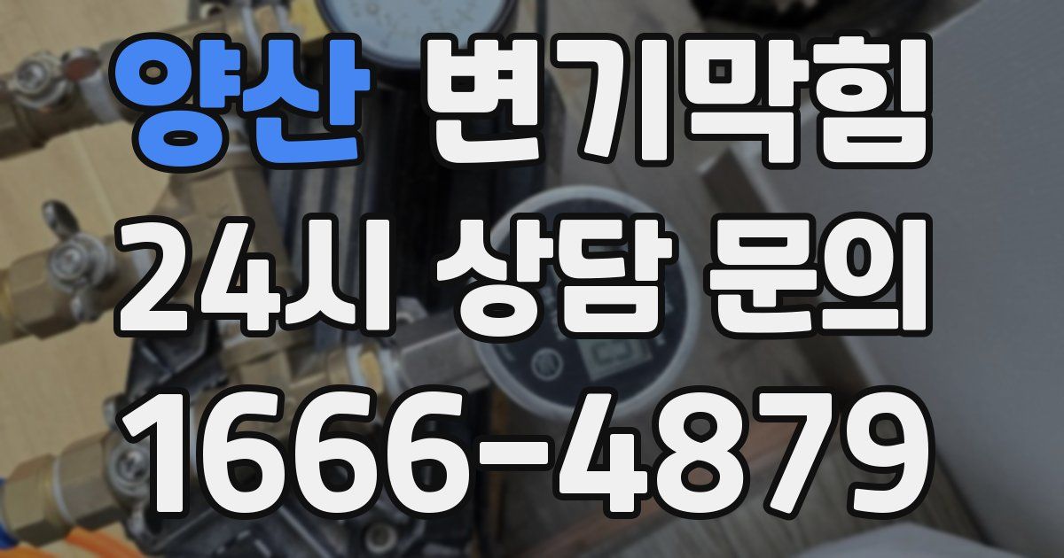 양산 변기