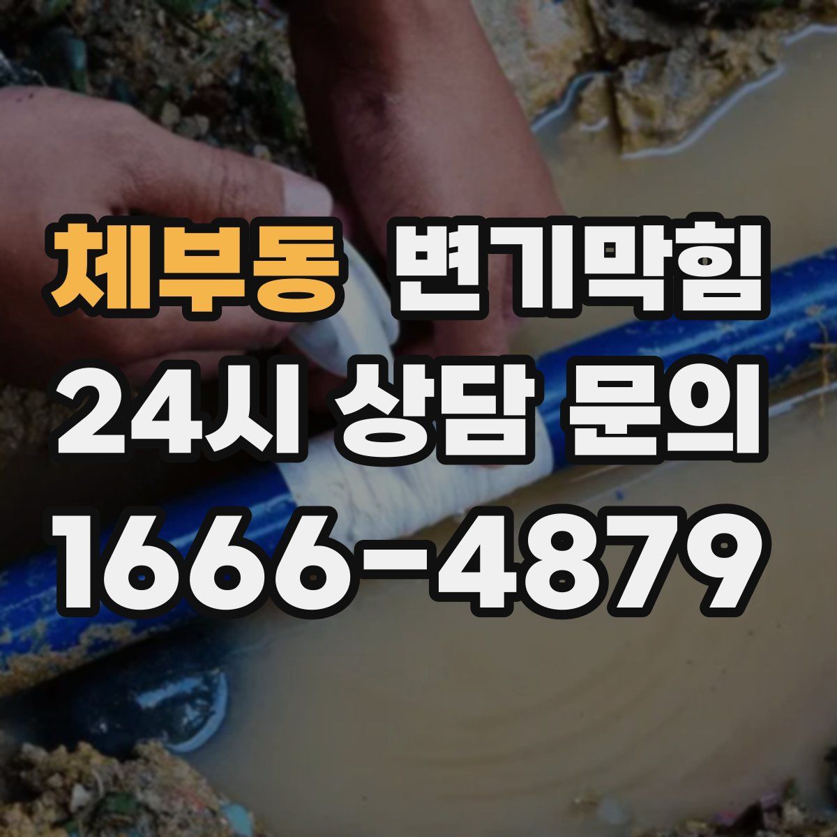 체부동 변기막힘