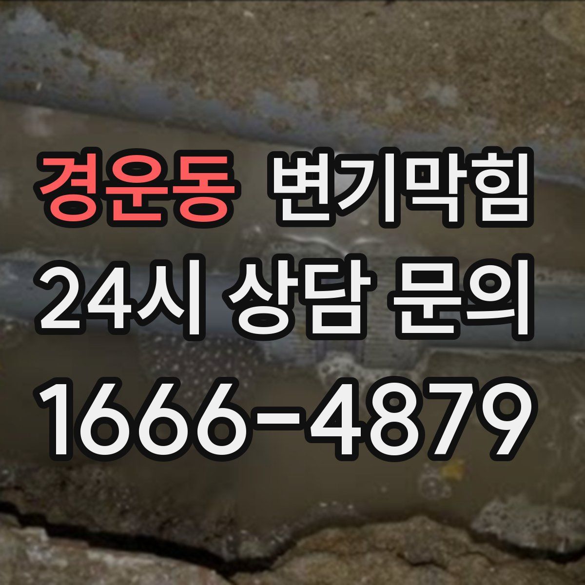 경운동 변기막힘