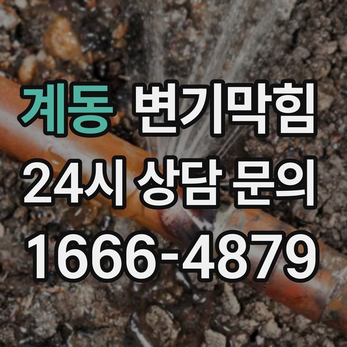 계동 변기막힘 미용실 화장실막힘 약제 최소화 컷팅