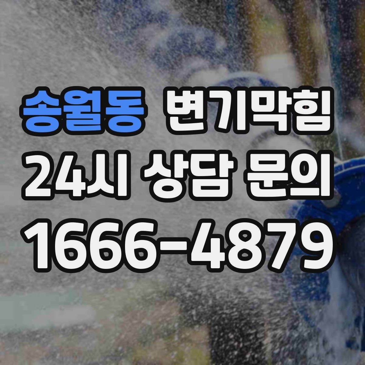 송월동 변기막힘