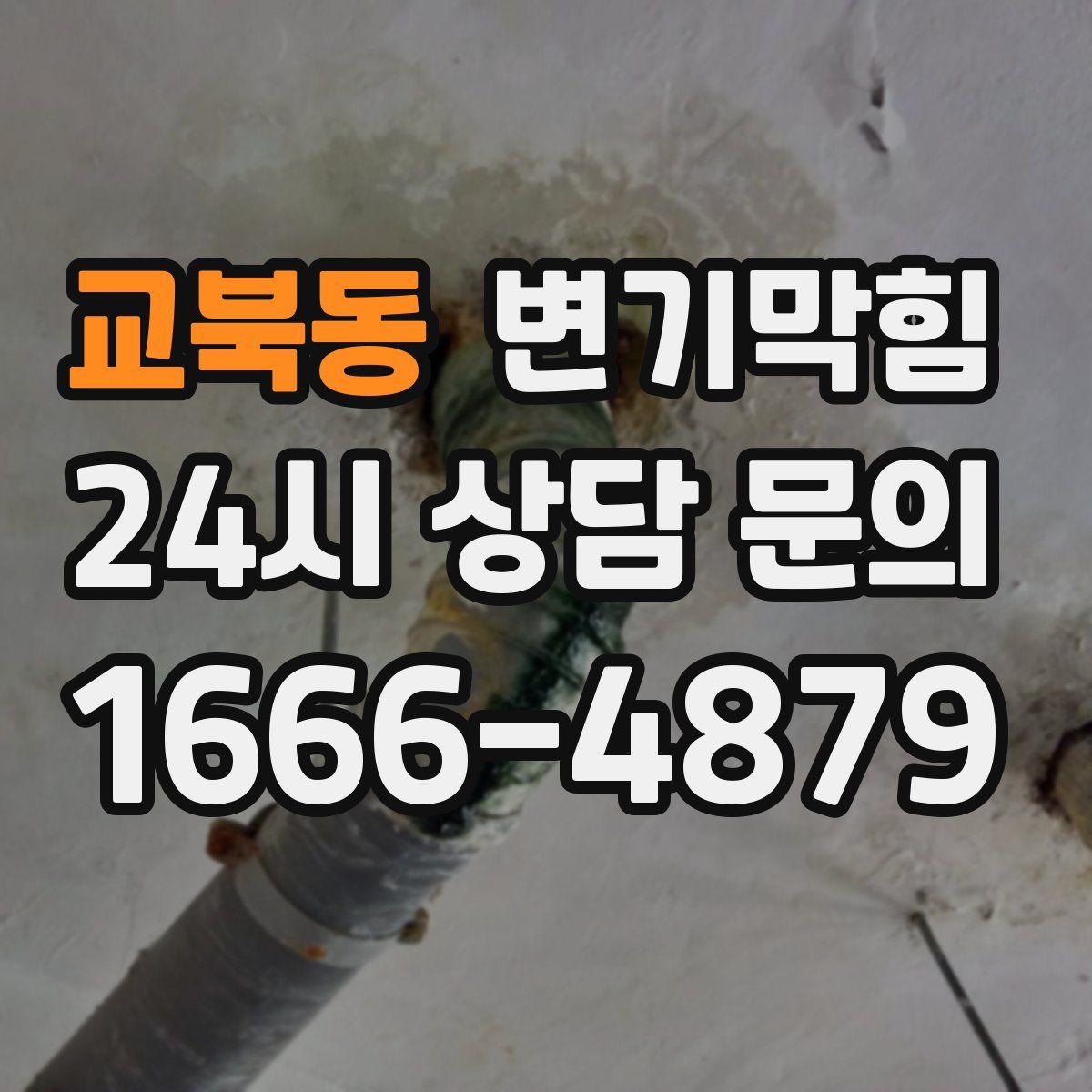 교북동 변기막힘