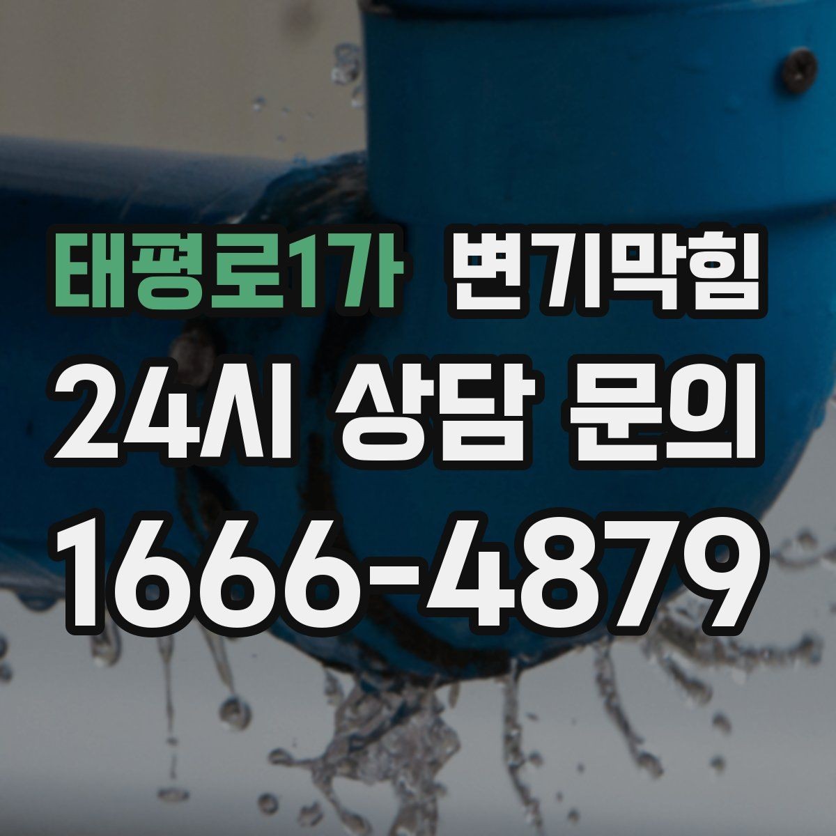 태평로1가 변기막힘 식당 배수구막힘 그리스트 트랩 연동
