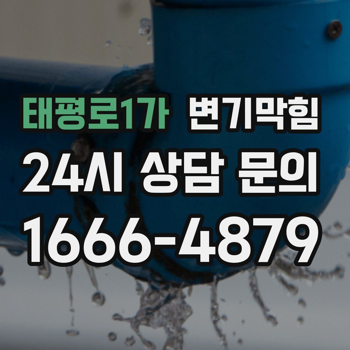 태평로1가 변기막힘