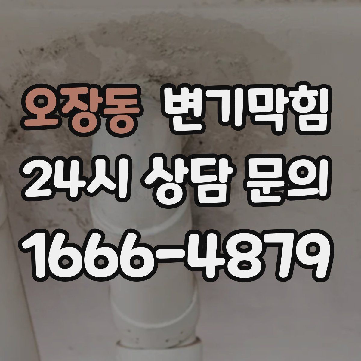 오장동 변기막힘 사무실 배수구막힘 점심 전 퀵 솔루션