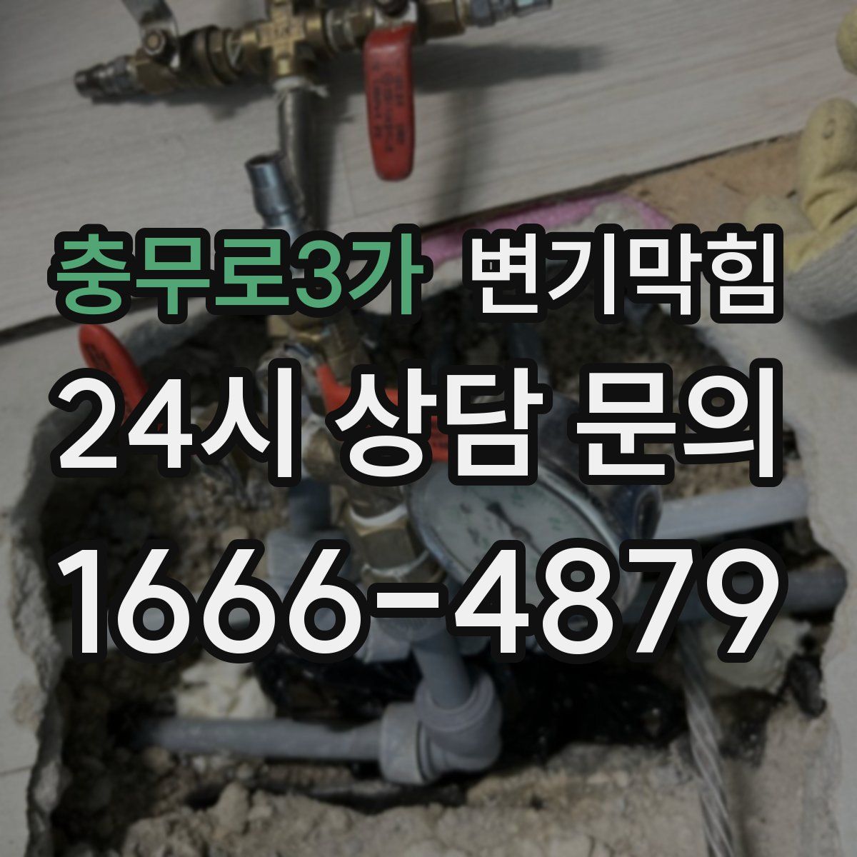 충무로3가 변기막힘