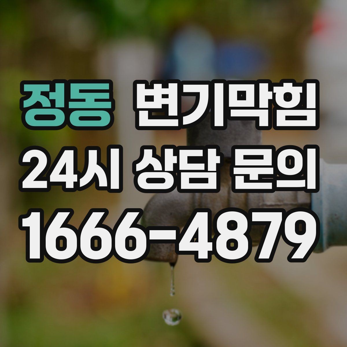 정동 변기막힘 빌라 사진 리포트로 투명 공유
