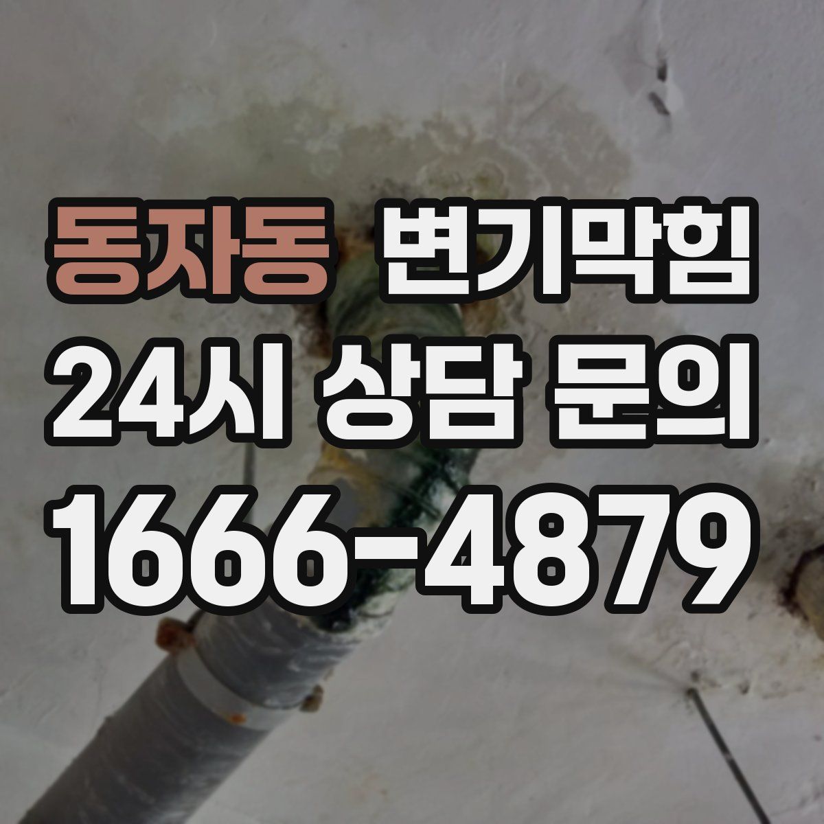 동자동 변기막힘