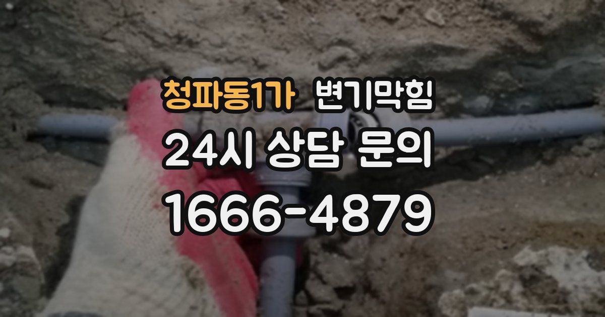 청파동1가 변기