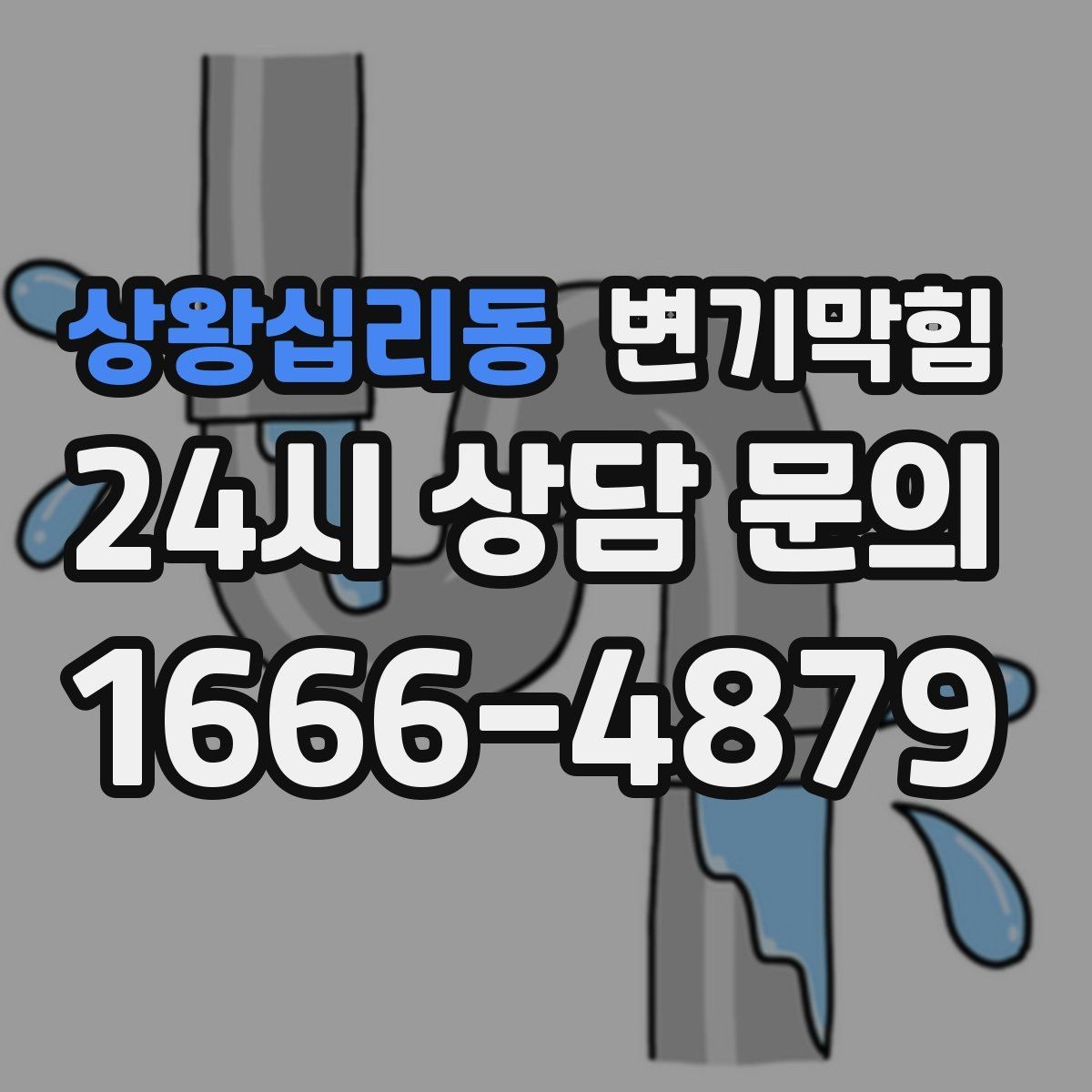 상왕십리동 변기막힘 상가 변기뚫는방법 현장 적용기