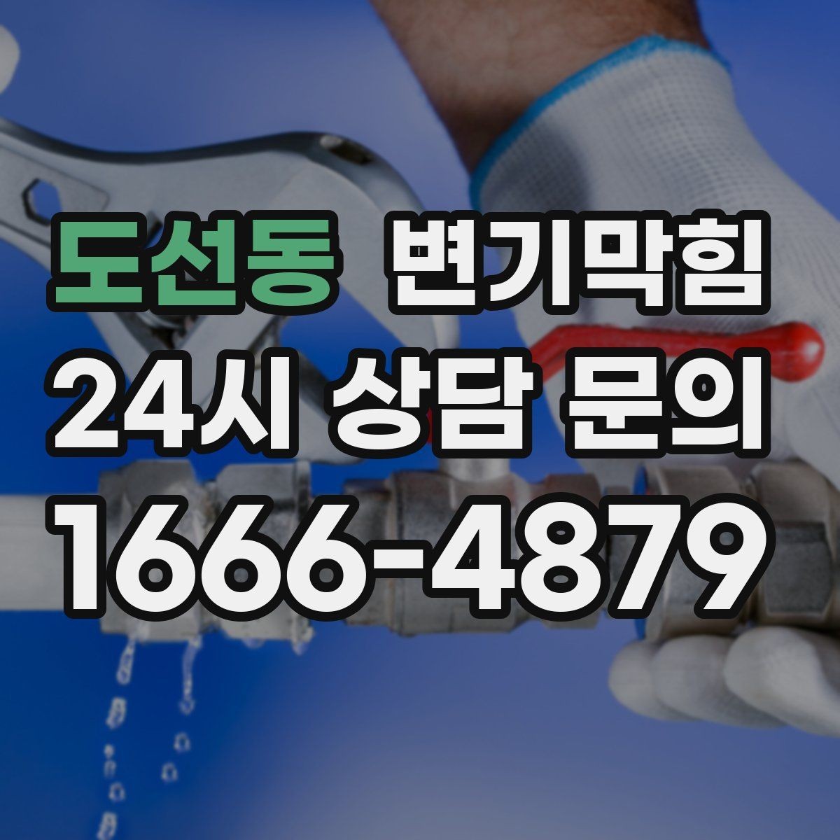 도선동 변기막힘 변기 막혔을 때 물 내리기 전 체크
