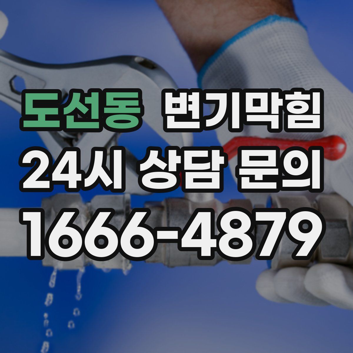 도선동 변기막힘