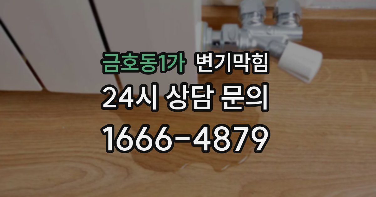 금호동1가 변기