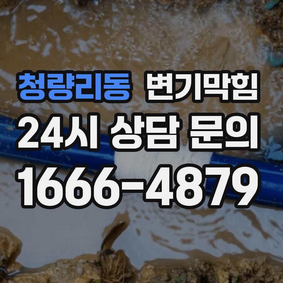 청량리동 변기막힘