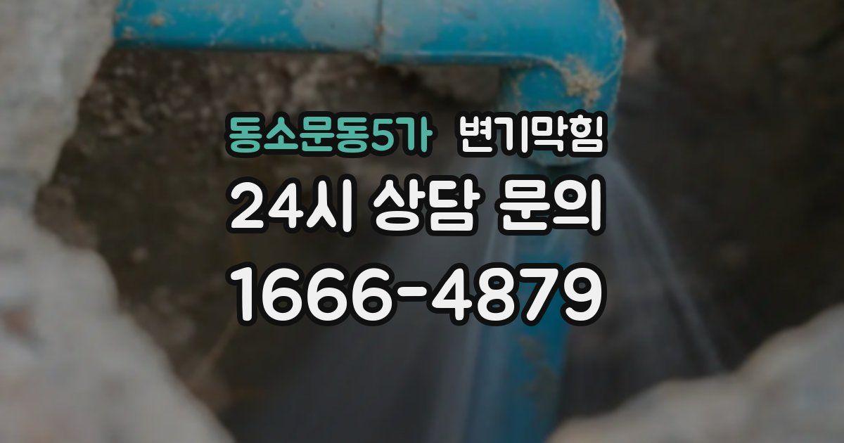 동소문동5가 변기