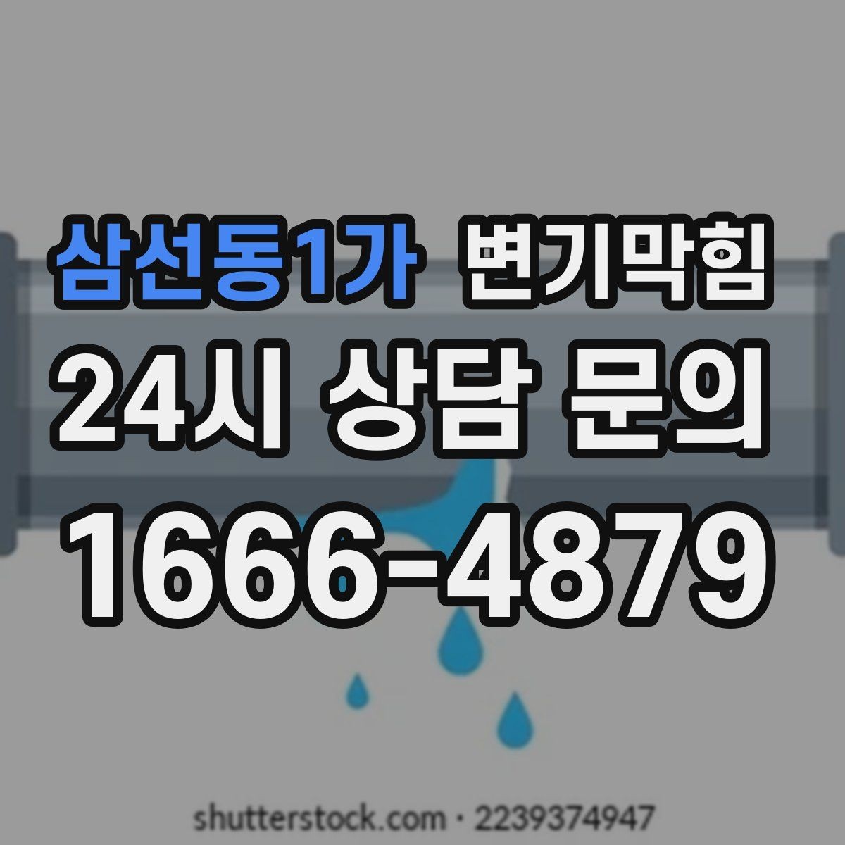 삼선동1가 변기막힘 단독 주택 화장실막힘 젖음 차단
