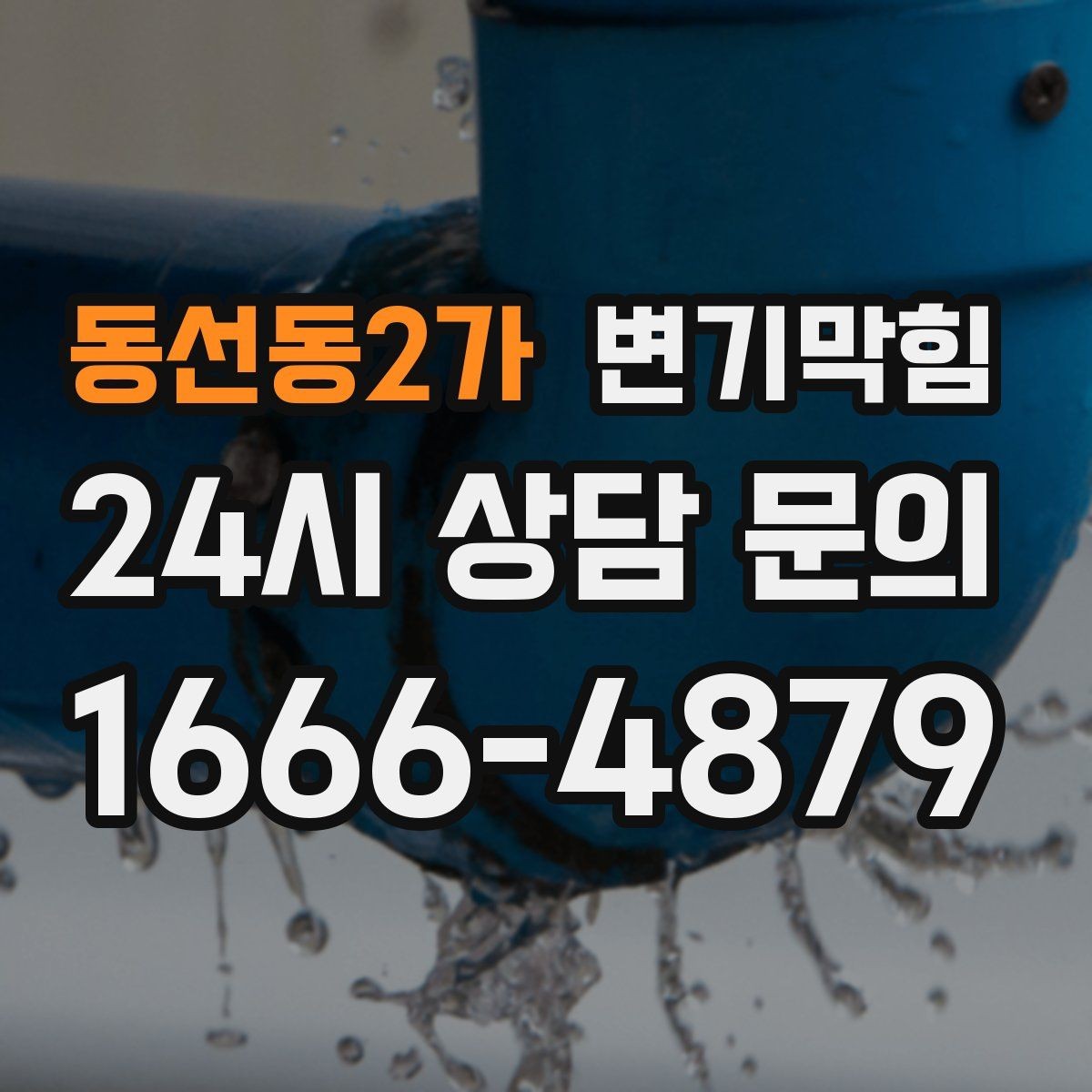 동선동2가 변기막힘 변기 뚫는 업체 카드 결제 가능 여부