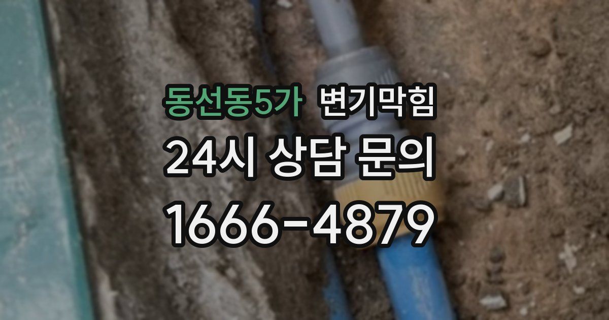 동선동5가 변기