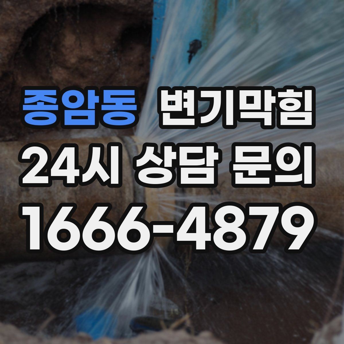 종암동 변기막힘 변기가막혔을때 집에서 먼저 할 일