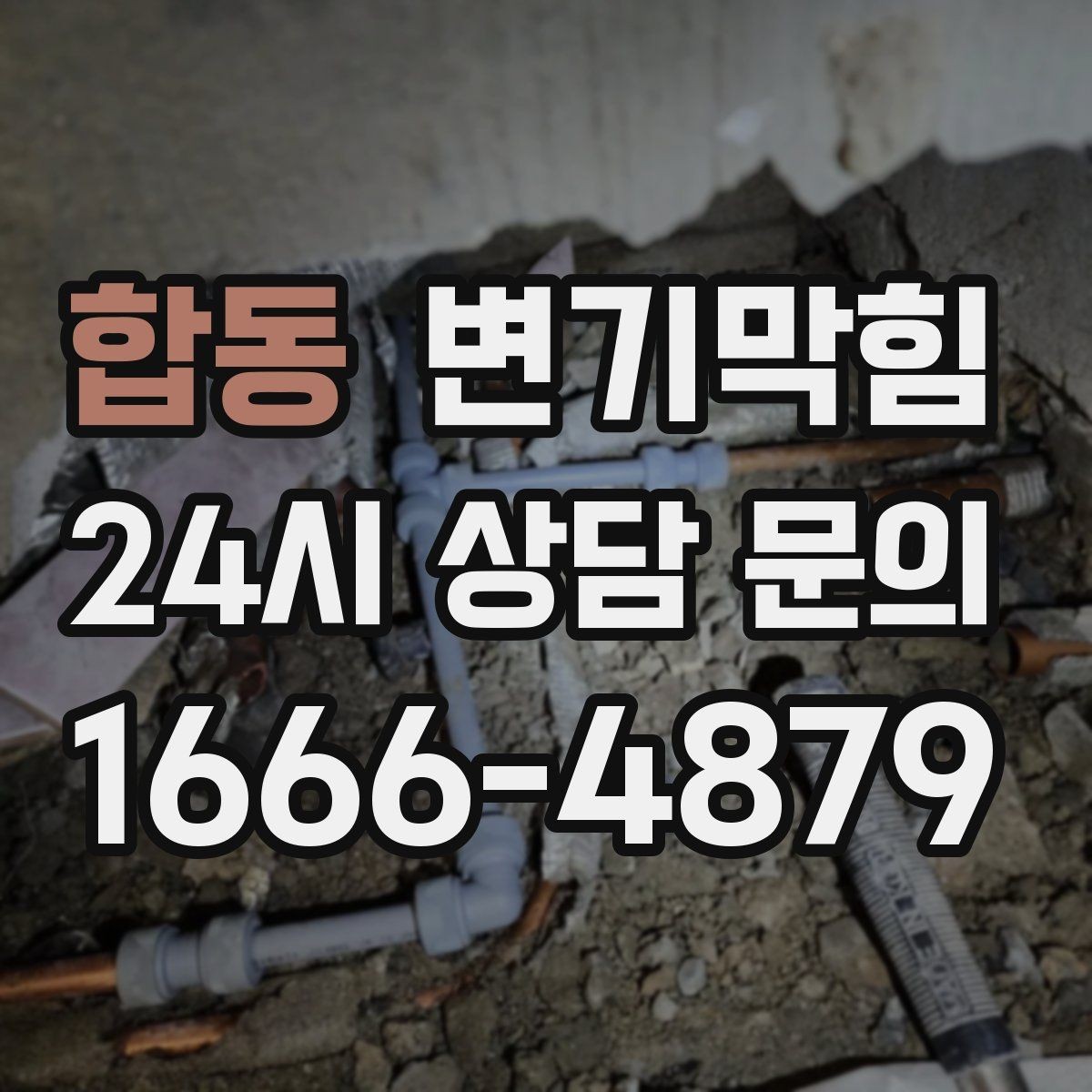 합동 변기막힘 뚫어뻥 힘 조절 감 익히는 법