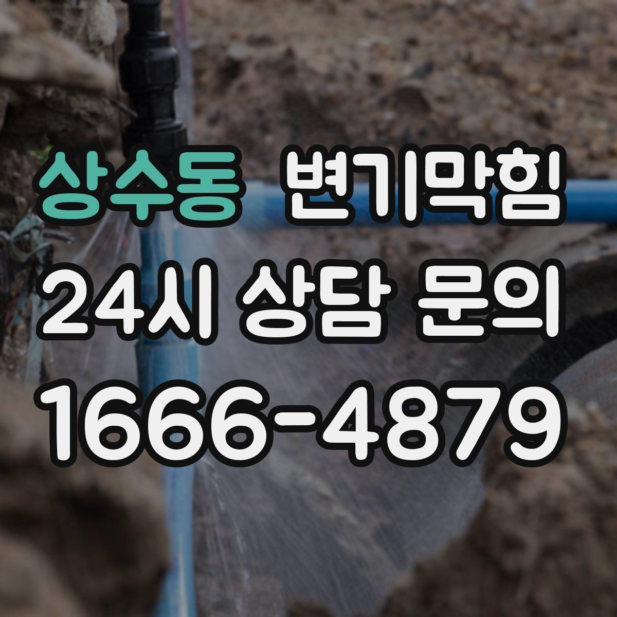 상수동 변기막힘