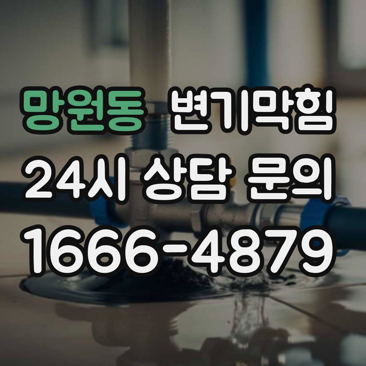 망원동 변기막힘