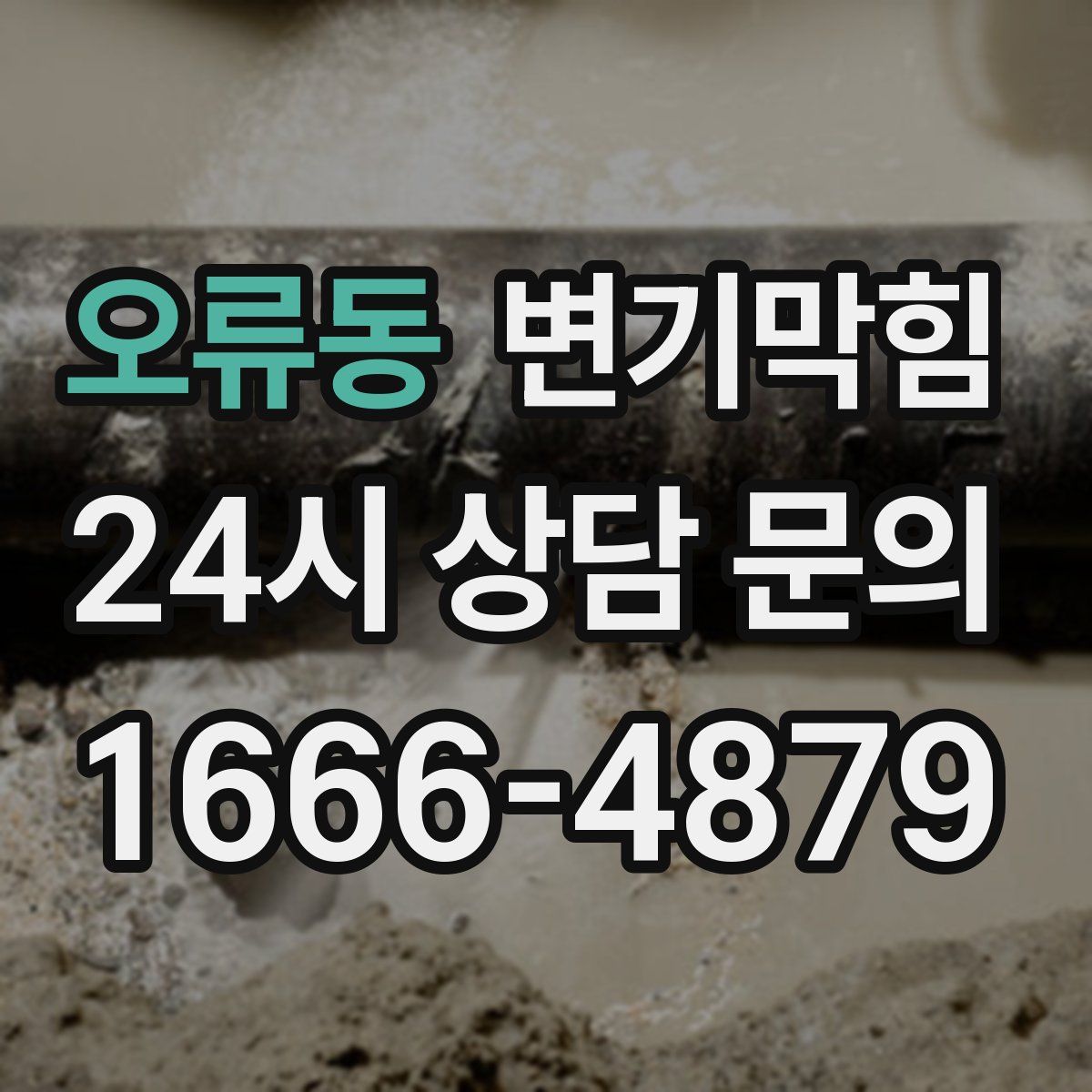 오류동 변기막힘