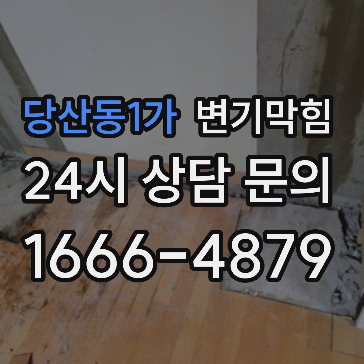 당산동1가 변기막힘