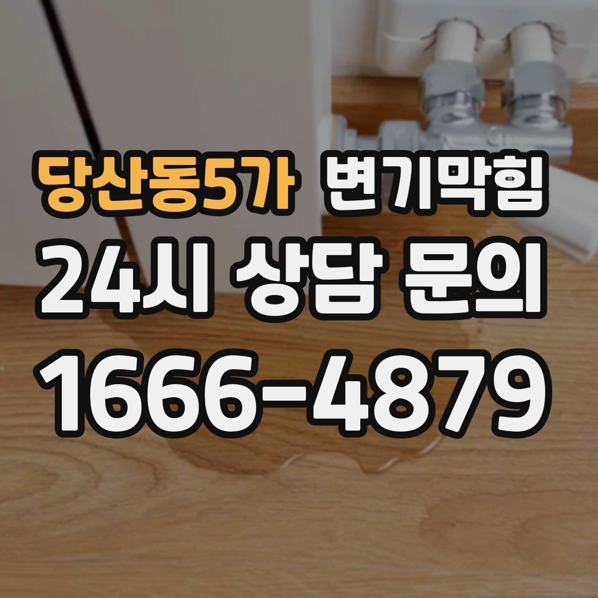 당산동5가 변기막힘 단독 주택 화장실역류 수봉 회복 성공