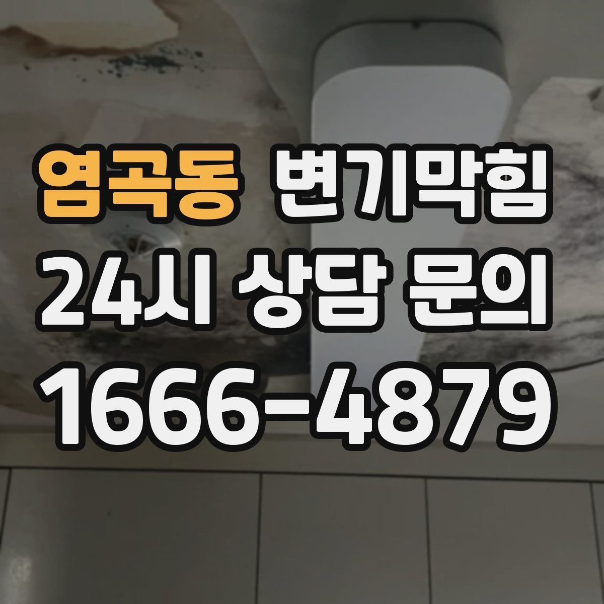 염곡동 변기막힘