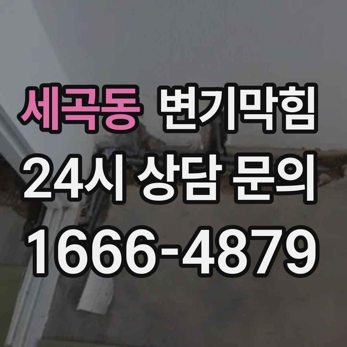 세곡동 변기막힘