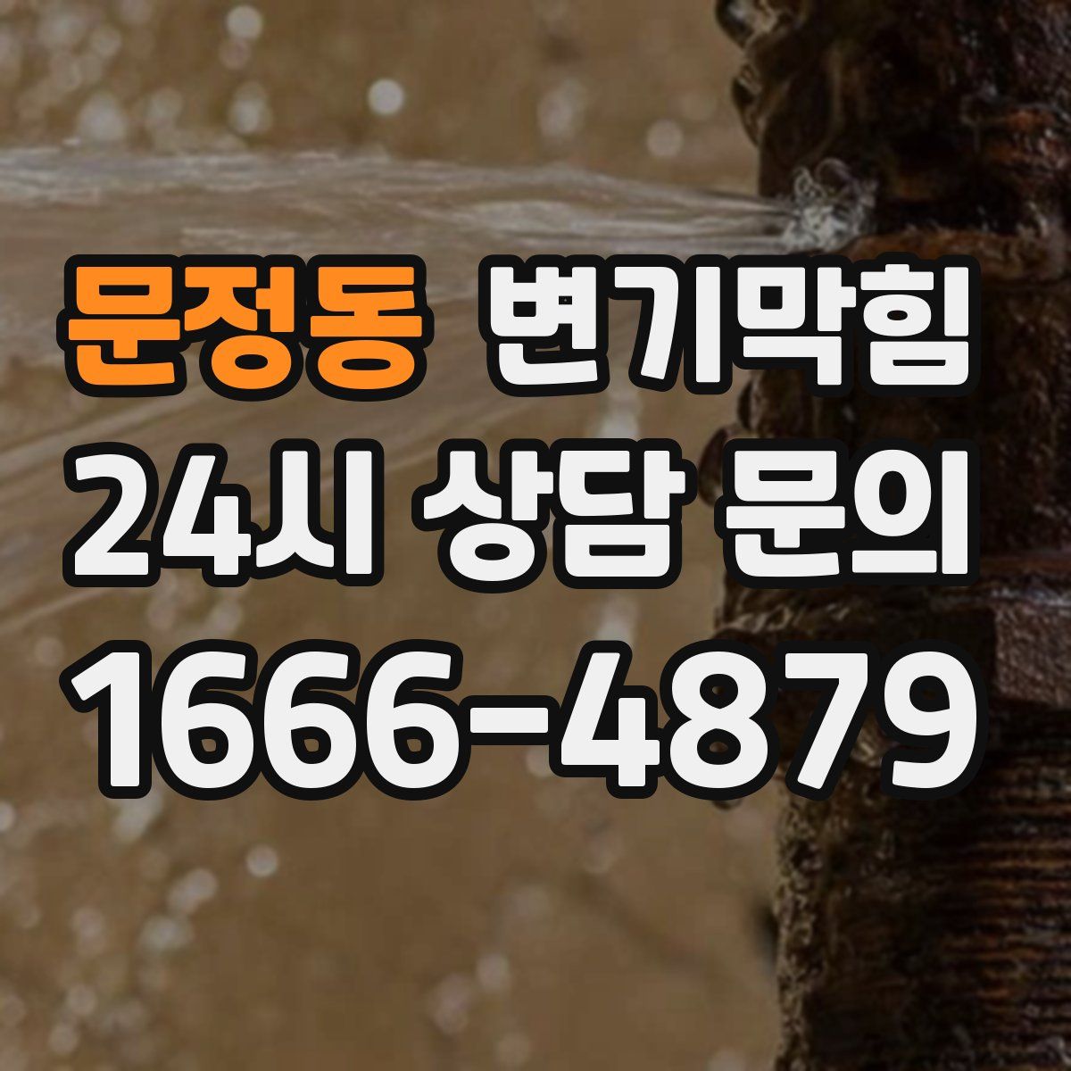 문정동 변기막힘