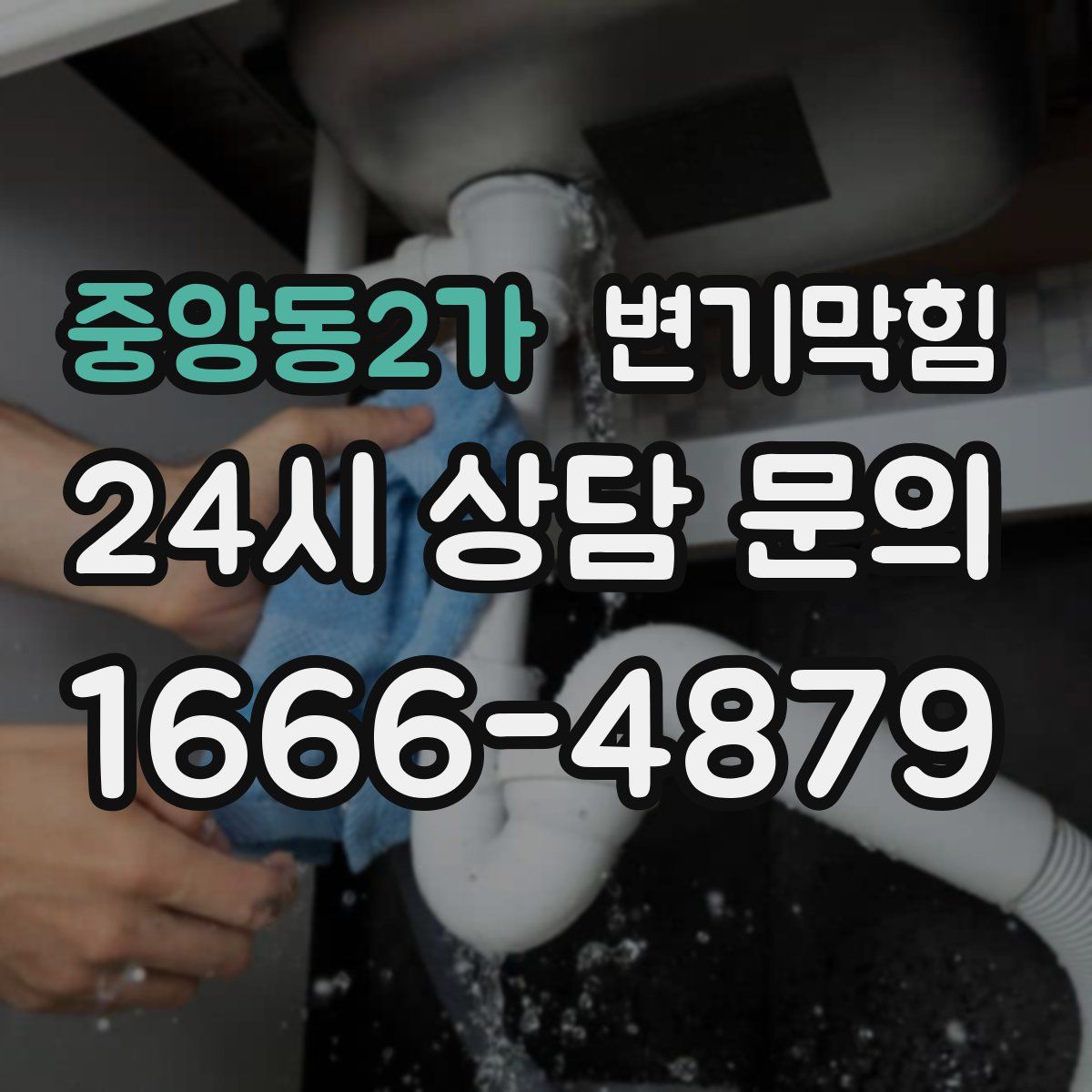 중앙동2가 변기막힘