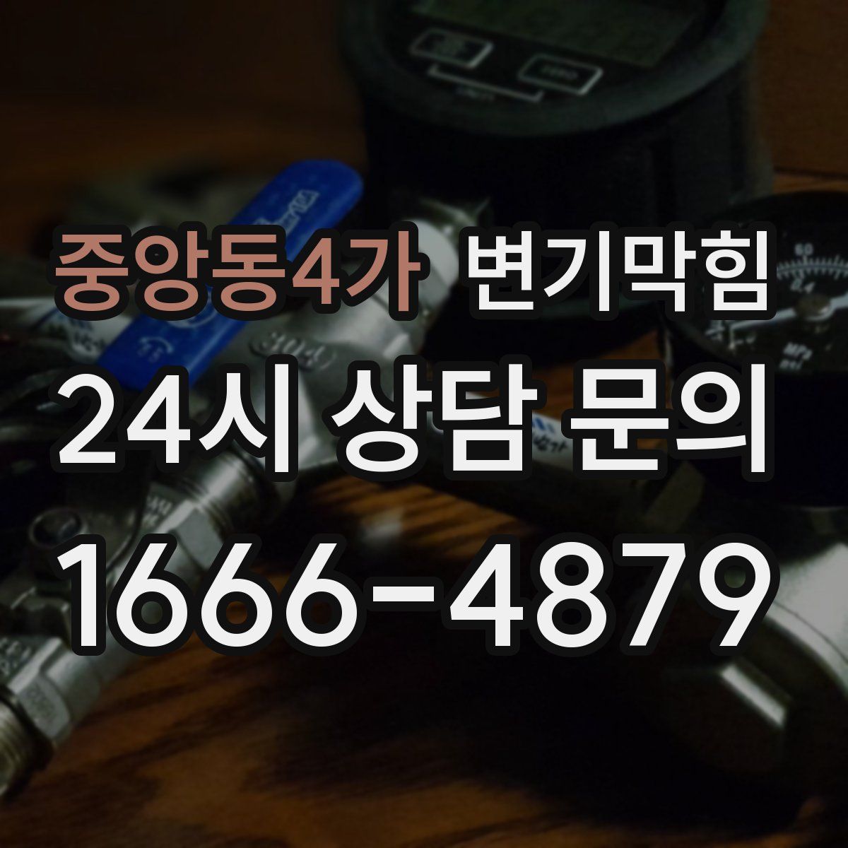 중앙동4가 변기막힘