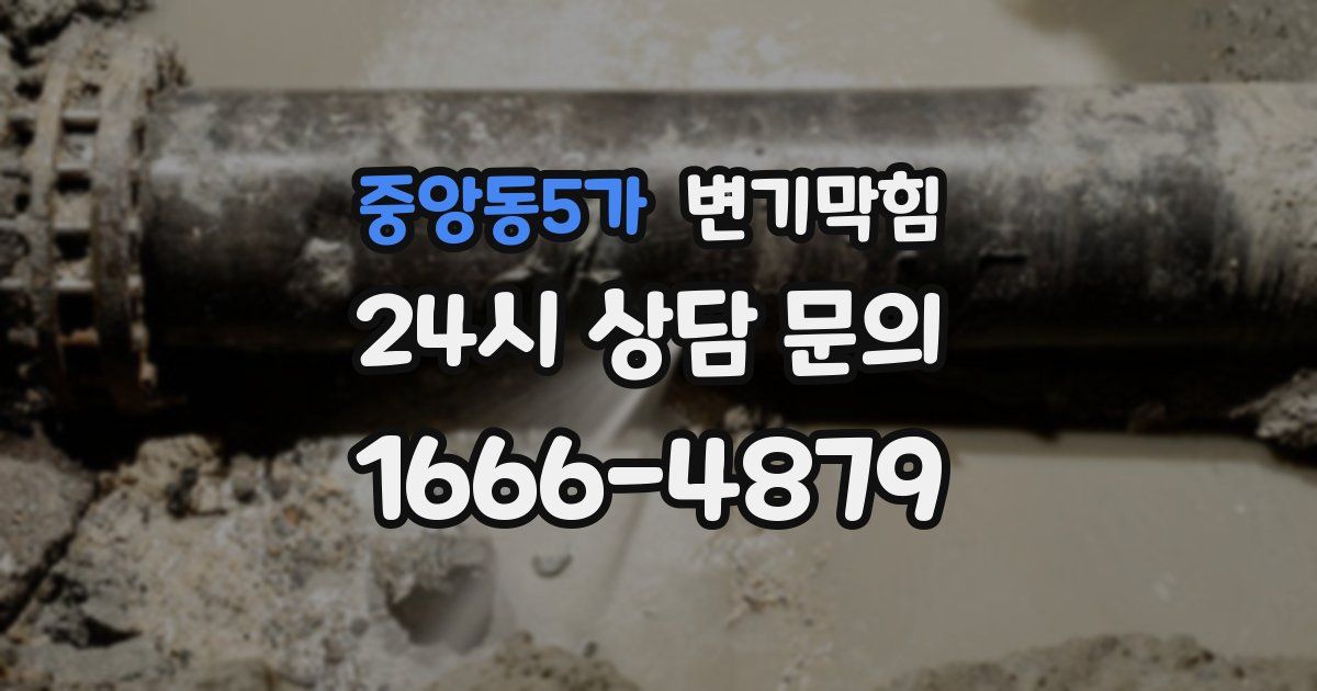 중앙동5가 변기