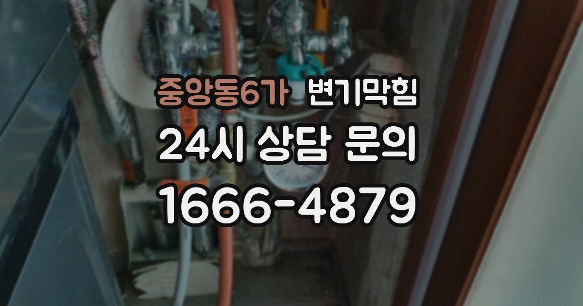 중앙동6가 변기