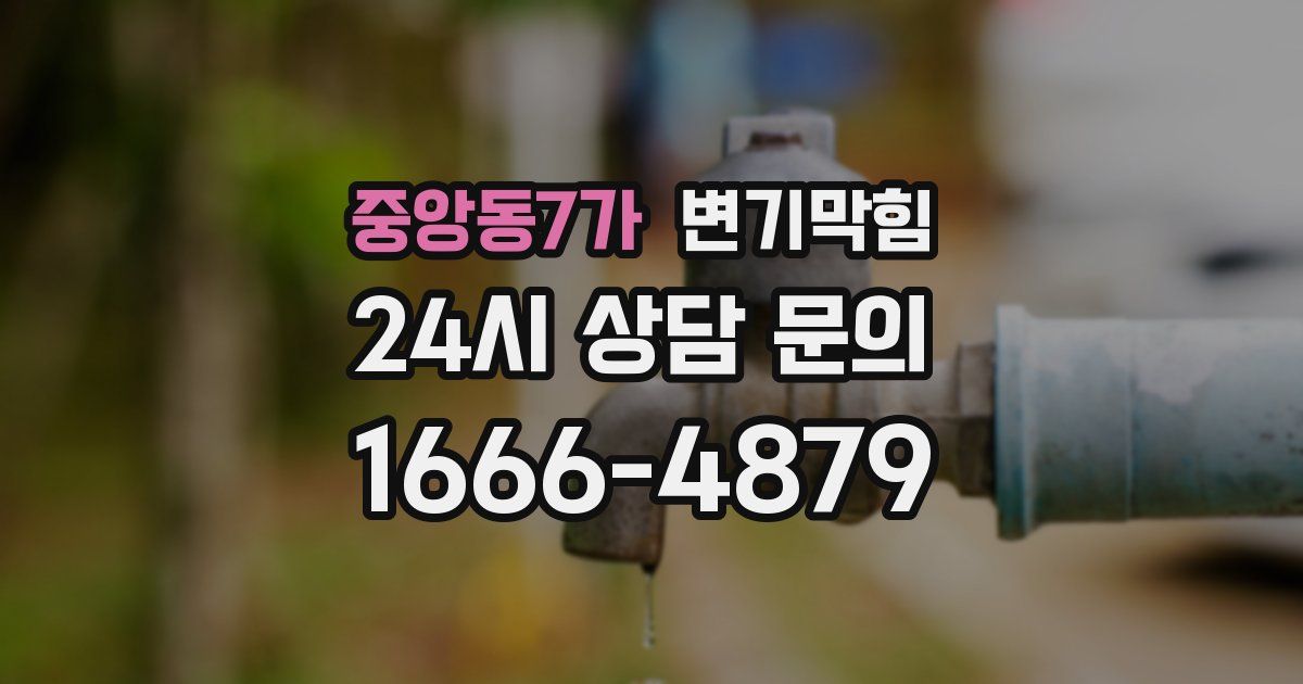 중앙동7가 변기