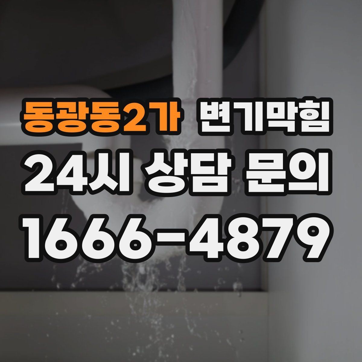 동광동2가 변기막힘 단독 화장실막힘 악취 루트 차단