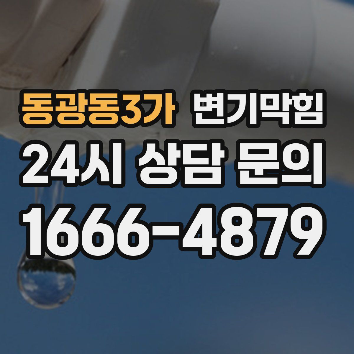 동광동3가 변기막힘