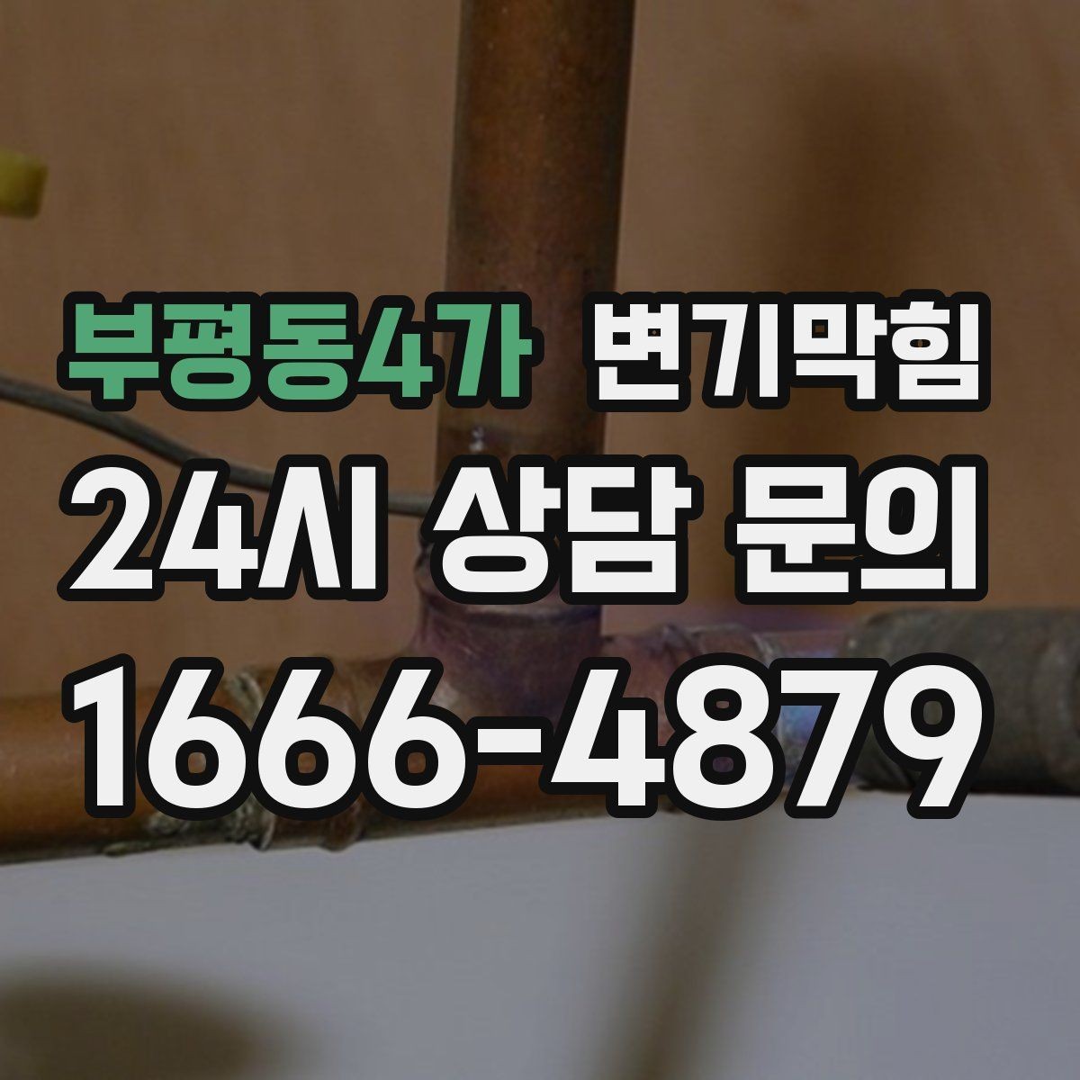 부평동4가 변기막힘 카페 전후 사진으로 효과 확인