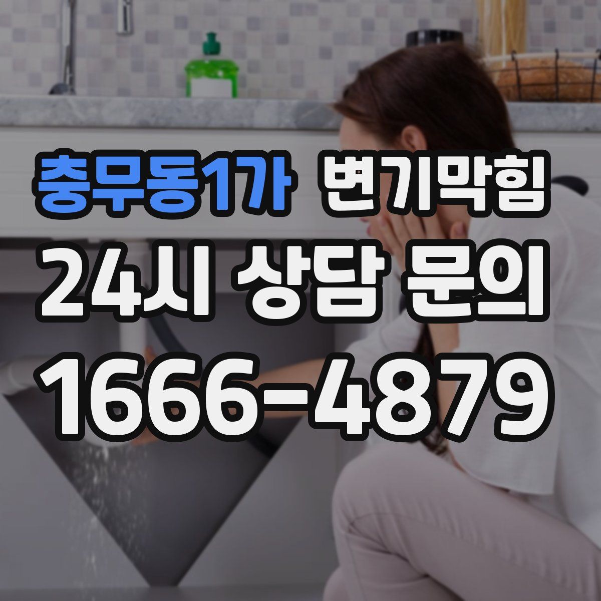 충무동1가 변기막힘