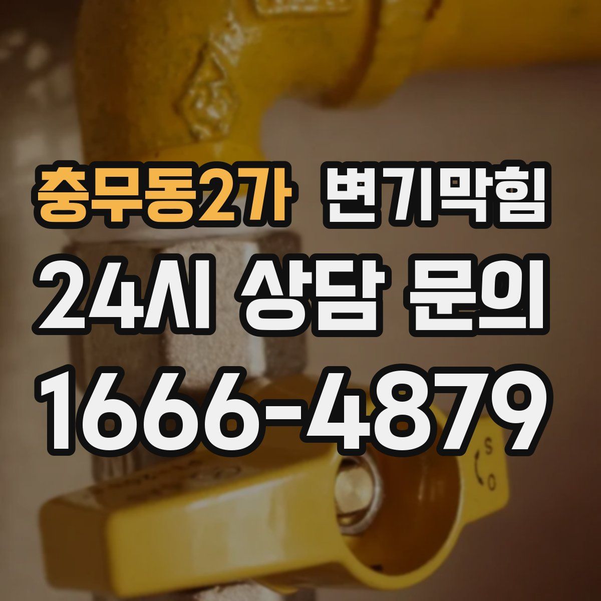 충무동2가 변기막힘