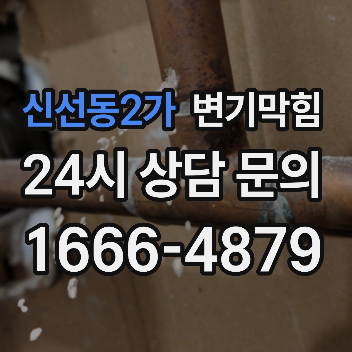 신선동2가 변기막힘 카페 변기뚫기 오픈 지연 없이 완료