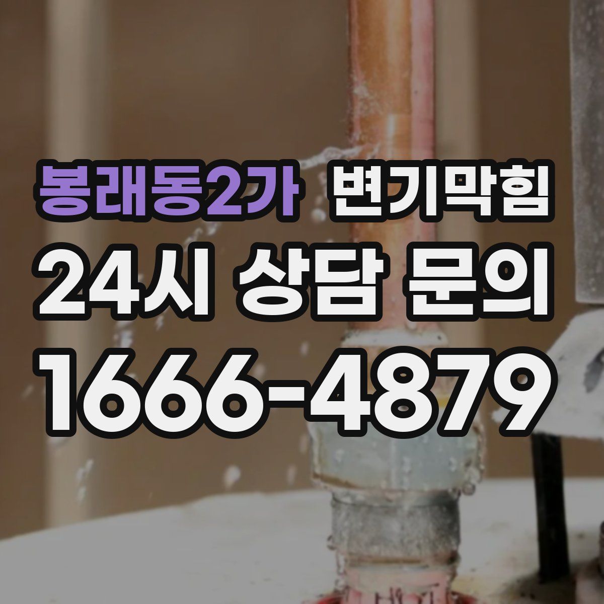 봉래동2가 변기막힘